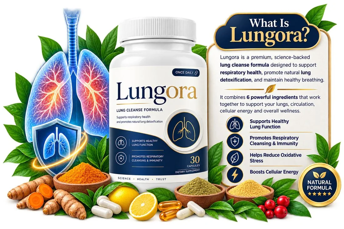 How Lungora works — lung function, respiratory cleansing, oxidative stress, cellular energy